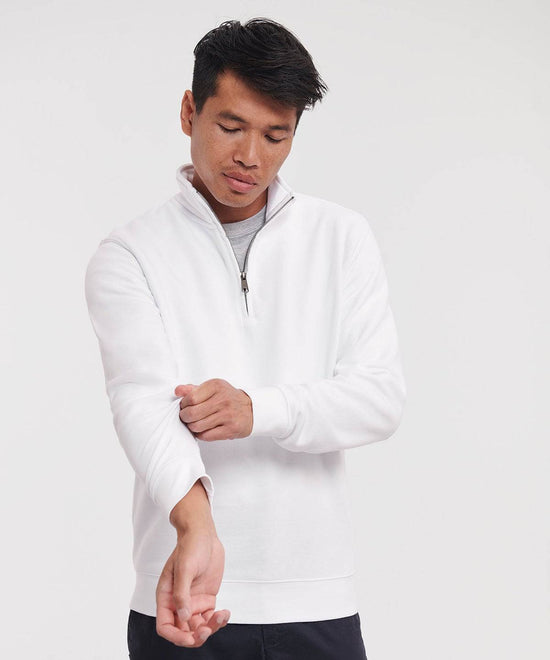 White - Authentic ¼ zip sweatshirt