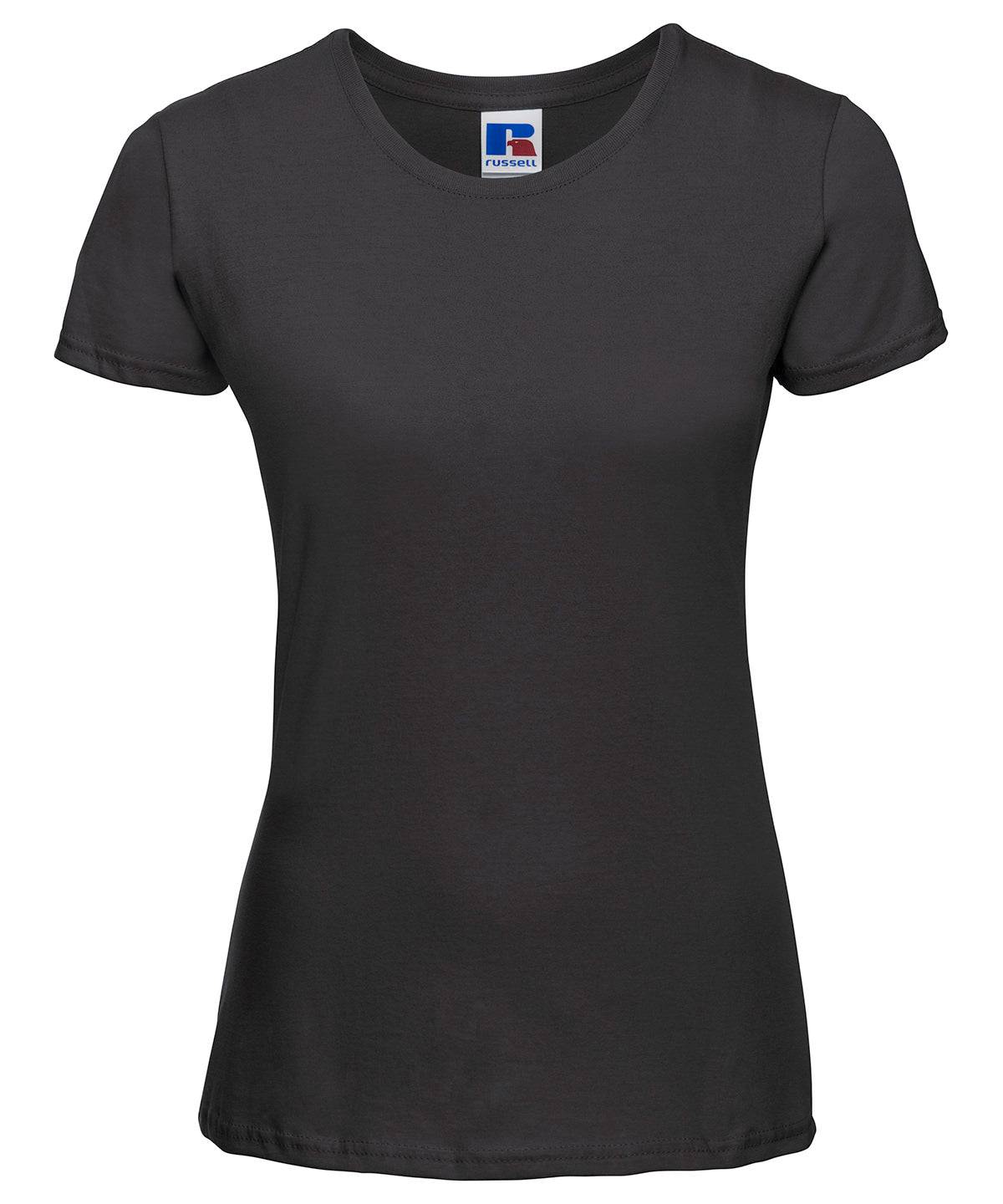 Noir - T-shirt slim pour femme