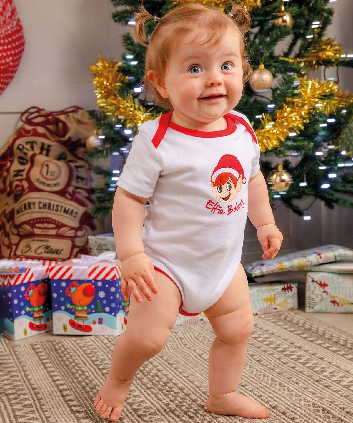 Elfie Baby - Christmas baby grow