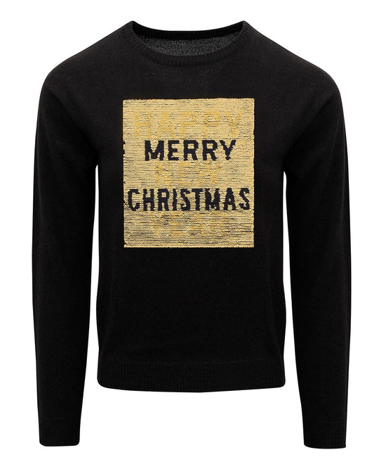 Black/Gold/Silver - Women's Christmas/New Year jumper