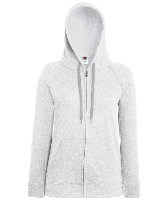 Women's lightweight hooded sweatshirt jacket