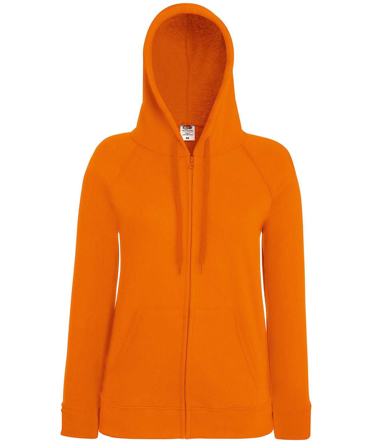 Women's lightweight hooded sweatshirt jacket