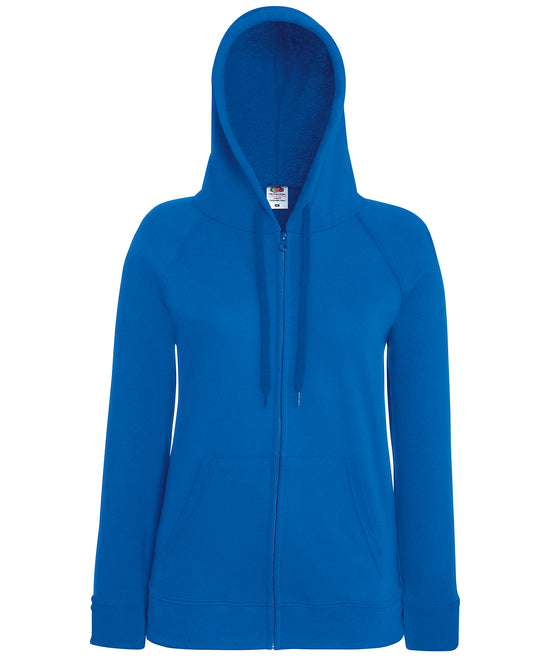 Women's lightweight hooded sweatshirt jacket