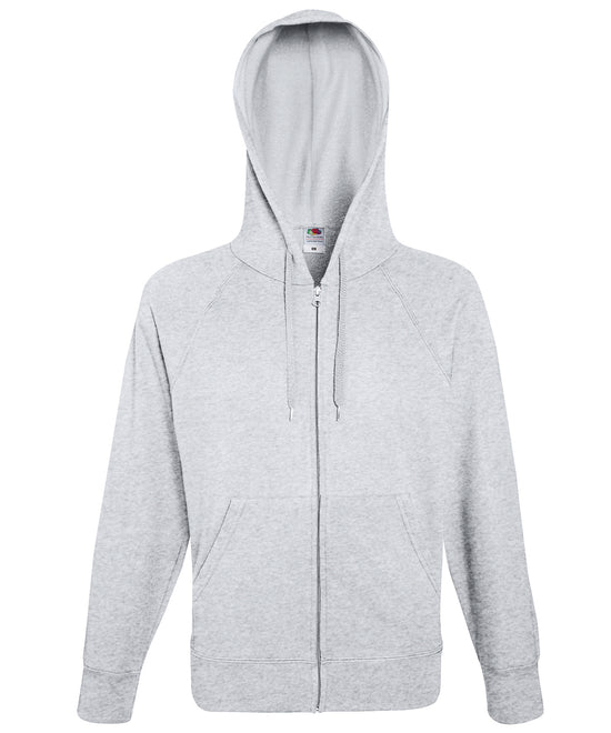 Lightweight hooded sweatshirt jacket