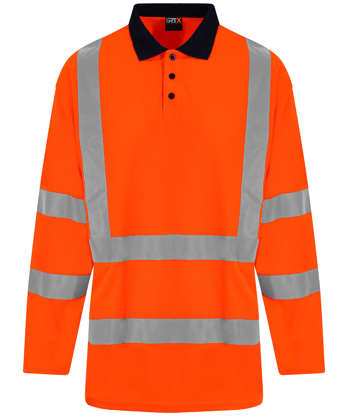 High visibility long sleeve polo