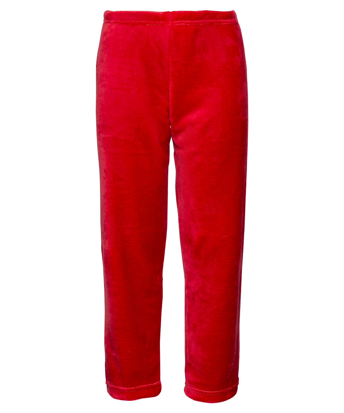 The kids Ribbon luxury Eskimo-style fleece pants