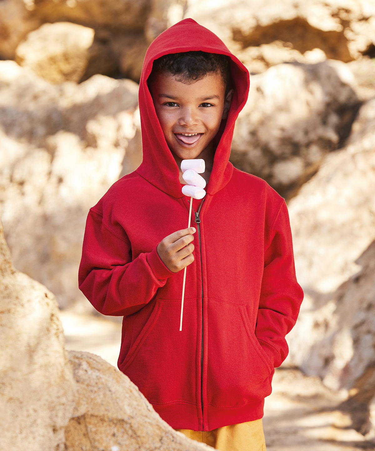 Kids classic hooded sweatshirt jacket