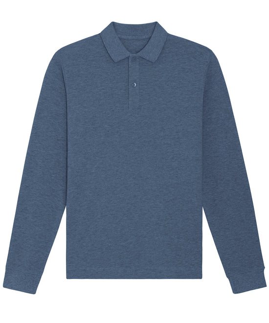 Prepster long sleeve unisex polo (STPU332)